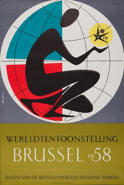 Wereldtentoonstelling Brussel 1958. Balans van de wereld voor een humane wereld