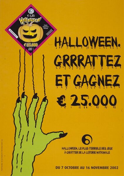 Halloween. Grrrattez et gagnez € 25.000