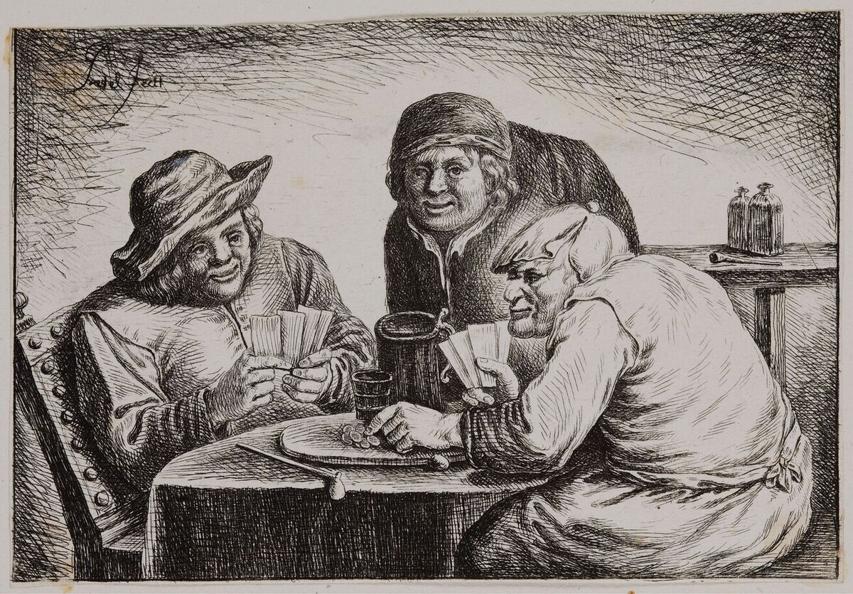 Die Kartenspieler Loterijmuseum