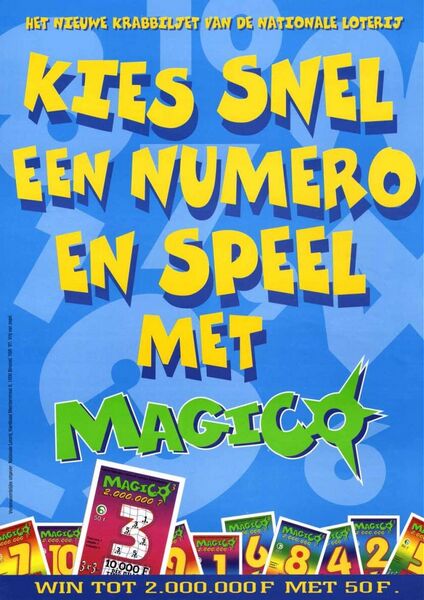 Kies snel een numero en speel met Magico