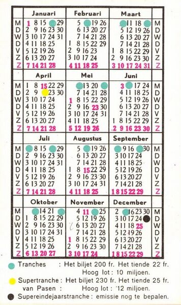 Kalender voor 1968