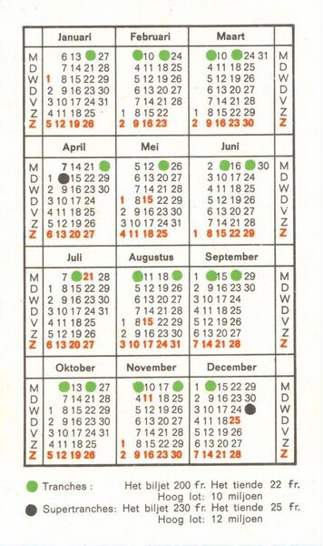 Kalender voor 1969