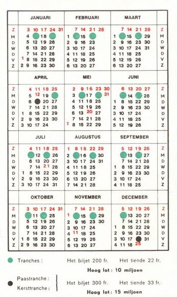 Kalender 1971