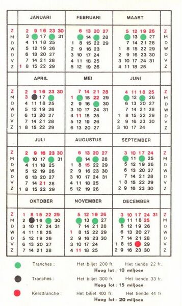 Kalender 1972