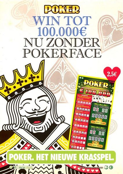 Poker. Win tot 100.000 € nu zonder pokerface