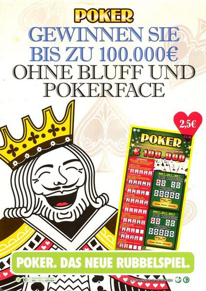 Poker. Gewinnen Sie bis zu 100.000 € ohne Bluff und Pokerface